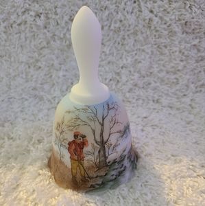 Fenton handpainted bell limited edition